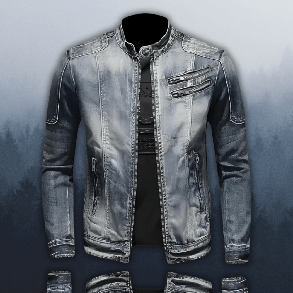 Mario™ - Men's Vintage Denim style Jacket