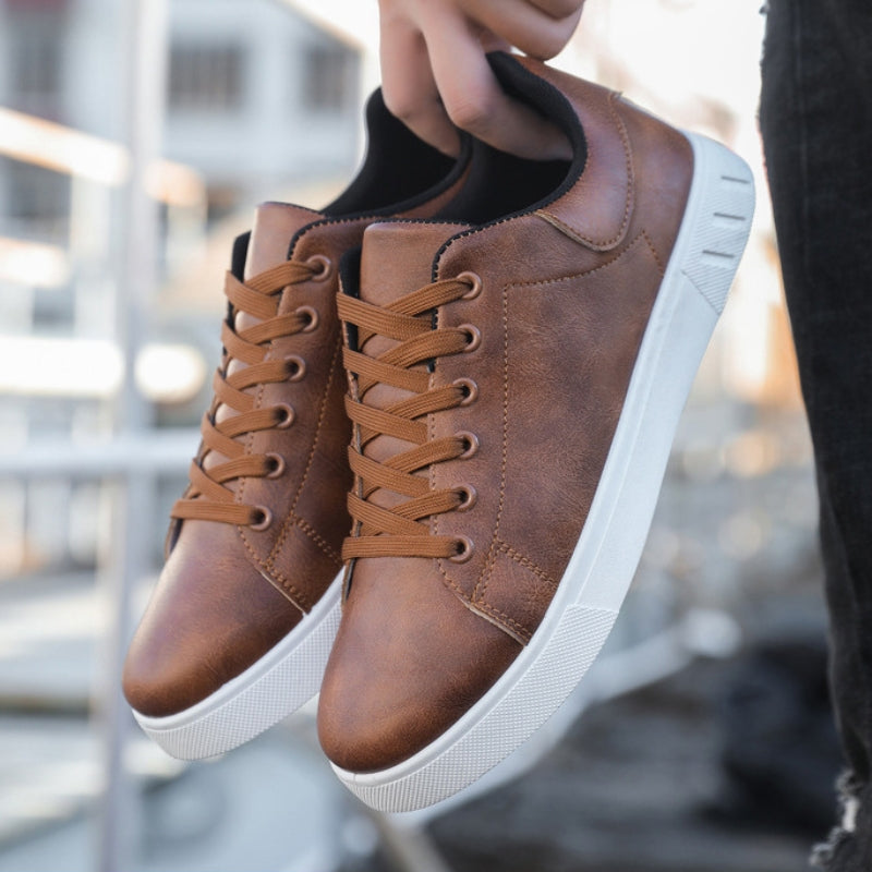 Matteo™  Premium Leather Sneakers