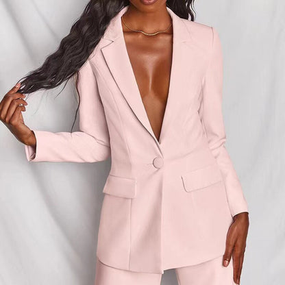 Emma™ Trendy Blazer and Trouser Set